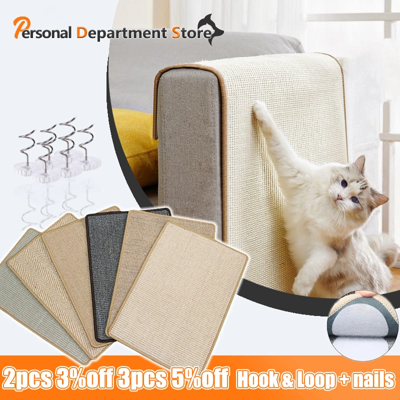 Cat Scratcher Sisal Mat Board Cat Scratch for Sharpen Nails Scraper Cats Tree Cat scratching post Sofa Mats Furniture Protector
Cat Scratcher Sisal Mat Board Cat Scratch for Sharpen Nails Scraper Cats Tree Cat scratching post Sofa Mats Furniture Protector