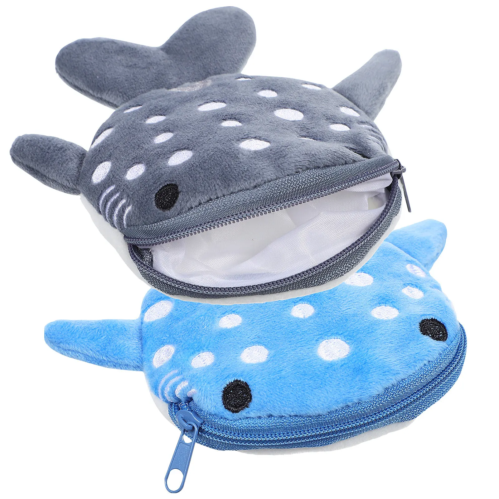 2Pcs Adorable Shark Coin Purse Soft Material Portable Lightweight Multi-Functional Small Purse for Women Coin Pouch
2Pcs Adorable Shark Coin Purse Soft Material Portable Lightweight Multi-Functional Small Purse for Women Coin Pouch