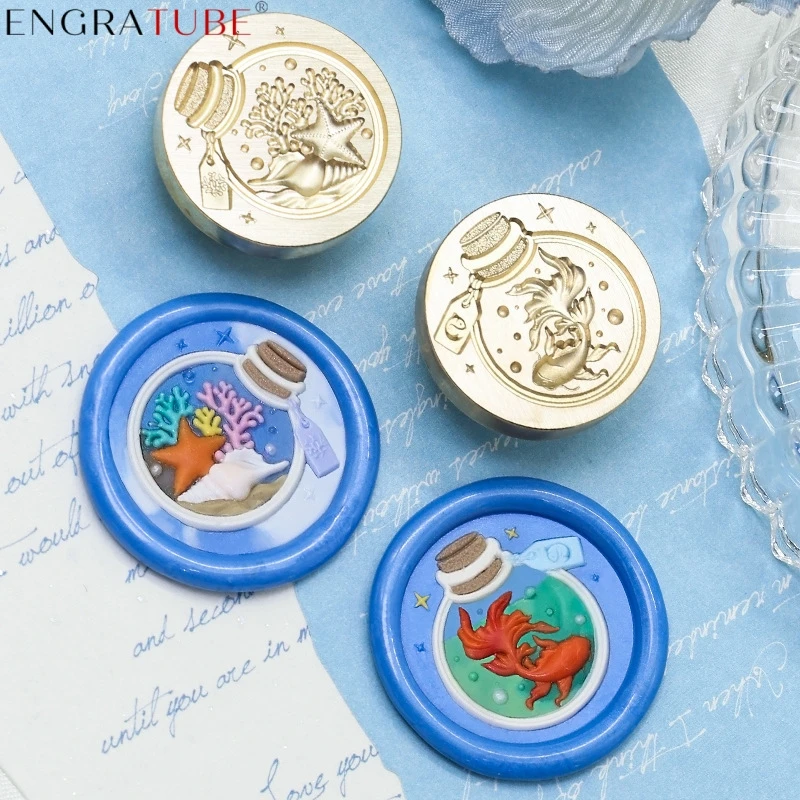 3D Relief Sealing Wax Stamp Frosted Bottled Bees Daisies Goldfish Roses Coral For DIY Envelope Wedding Invitation Gift Packaging
3D Relief Sealing Wax Stamp Frosted Bottled Bees Daisies Goldfish Roses Coral For DIY Envelope Wedding Invitation Gift Packaging