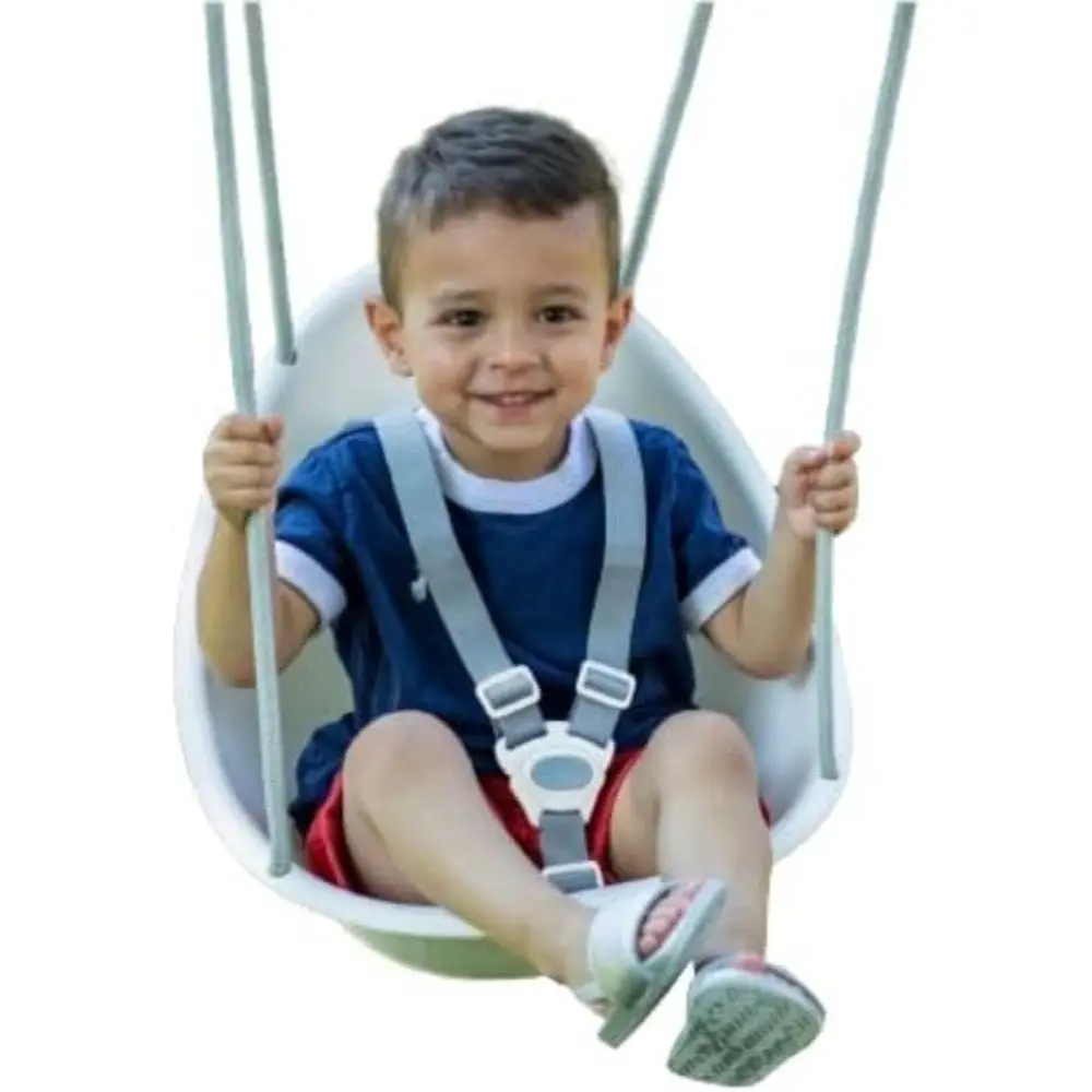 Cnut Toddler Swing – Comy Baby Swing Outdoor, 3- Point Adjustable Saety Harn, Secure, Sae Quick k Locking System, Blister-ree Ro
Cnut Toddler Swing – Comy Baby Swing Outdoor, 3- Point Adjustable Saety Harn, Secure, Sae Quick k Locking System, Blister-ree Ro