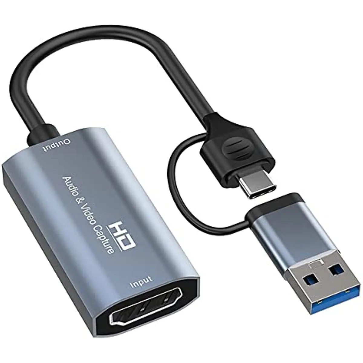 Nku 4K Video Capture Card HD Source To USB A Type-C Audio Video Recorder for PC Game Streaming Live Broadcasting Teaching
Nku 4K Video Capture Card HD Source To USB A Type-C Audio Video Recorder for PC Game Streaming Live Broadcasting Teaching