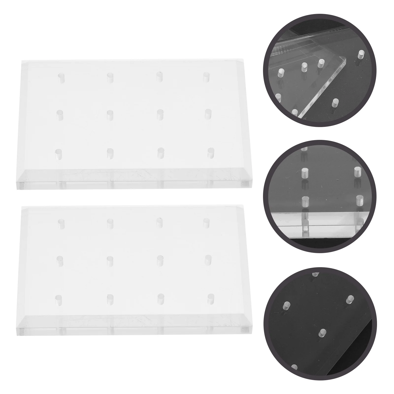 2 Pcs Grinding Head Display Board Home Manicure Tool Nail Drill Bits Container Simple Shelf Acrylic Holder
2 Pcs Grinding Head Display Board Home Manicure Tool Nail Drill Bits Container Simple Shelf Acrylic Holder