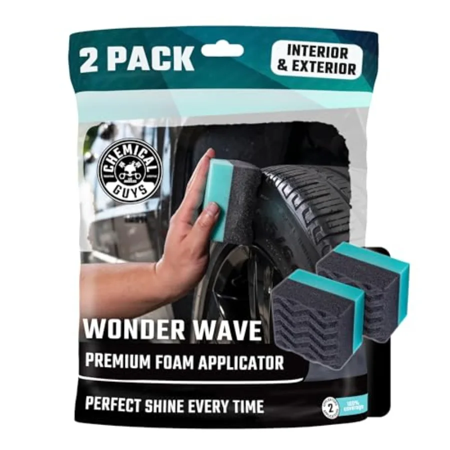 Wonder Wave Durafoam Tire Shine Applicator Pads - Foam Pads for Applying Tire Dressings, Protectants, Wax, Polish and Car Detai
Wonder Wave Durafoam Tire Shine Applicator Pads - Foam Pads for Applying Tire Dressings, Protectants, Wax, Polish and Car Detai