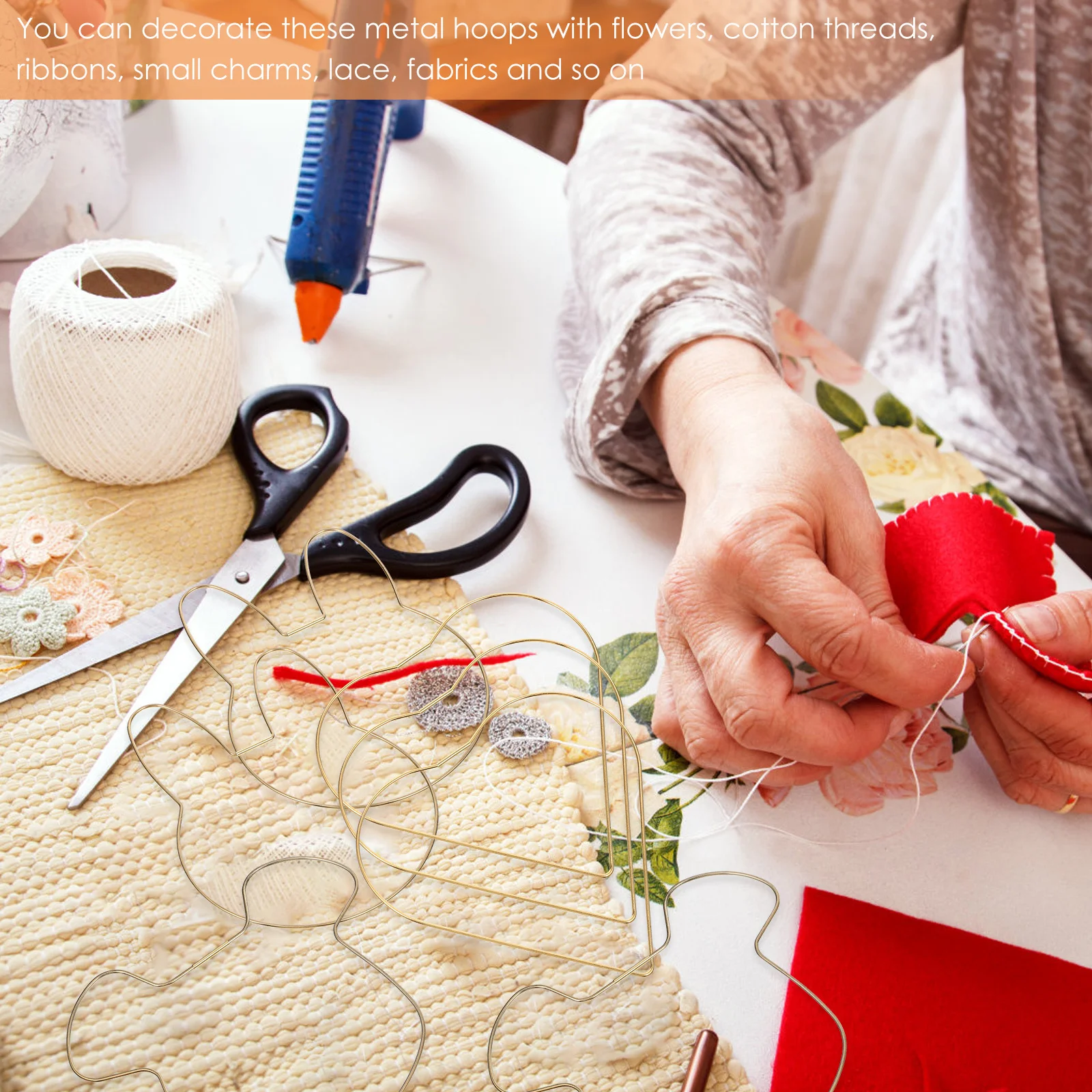 18Pcs Dream Catcher Rings Metal Hoops DIY Floral Wreath Macrame Hoops Wall Hanging Wreath Supplies Flower Metal Rings
18Pcs Dream Catcher Rings Metal Hoops DIY Floral Wreath Macrame Hoops Wall Hanging Wreath Supplies Flower Metal Rings
