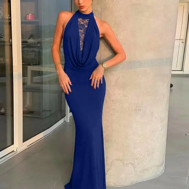 Women Dresses 2026 Spring New Fashion Lace Splicing Sexy Hollow Out Backless Split Neck Hanging Slim Fit Temperament Long Dress
Women Dresses 2026 Spring New Fashion Lace Splicing Sexy Hollow Out Backless Split Neck Hanging Slim Fit Temperament Long Dress