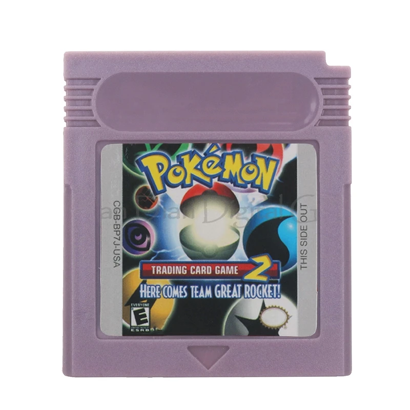 pokemon Trading Card 2 GBC Game Cartridge 16 Bit Video Game Console Card English Language USA Version
pokemon Trading Card 2 GBC Game Cartridge 16 Bit Video Game Console Card English Language USA Version