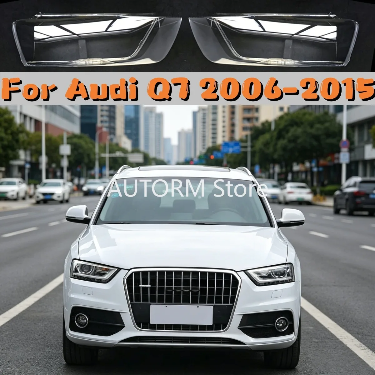 1PC Car Front Headlight Cover For Audi Q7 2006-2015 Clear Headlamp Shell Lens Replace Lampshade L&R Auto Accessories
1PC Car Front Headlight Cover For Audi Q7 2006-2015 Clear Headlamp Shell Lens Replace Lampshade L&R Auto Accessories