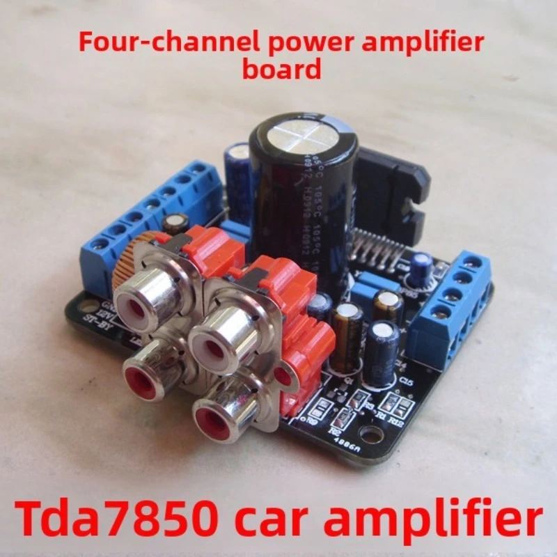 TDA7850 Плата усилителя мощности 12 В Плата усилителя мощности 50 Вт × 4-канальная плата настольного усилителя мощности RCA Разъем Вход
TDA7850 Плата усилителя мощности 12 В Плата усилителя мощности 50 Вт × 4-канальная плата настольного усилителя мощности RCA Разъем Вход