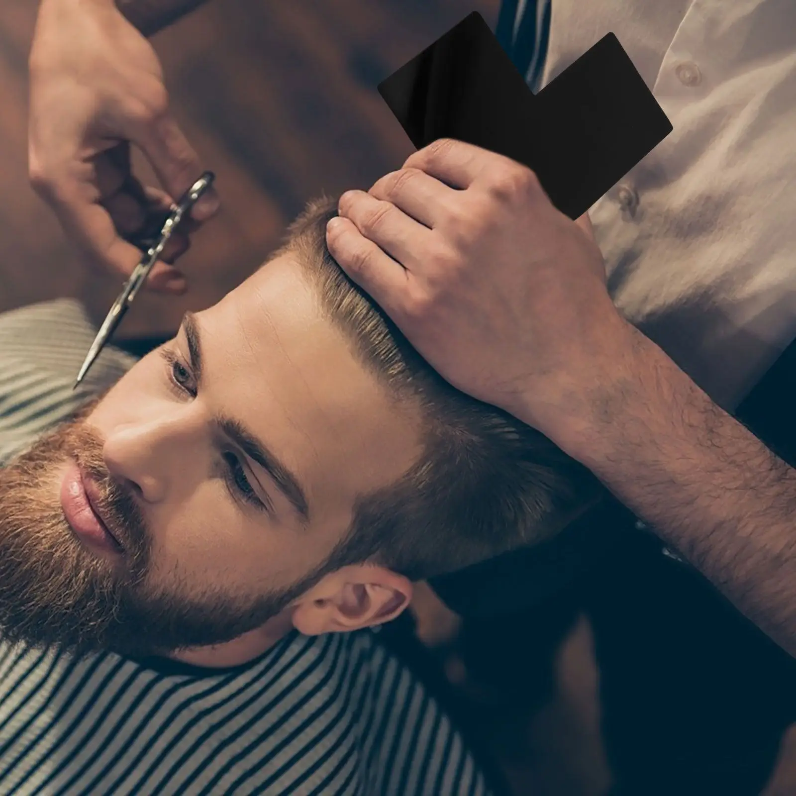 Портативный шаблон-линейка для укладки бороды и волос: инструмент для создания идеального контура бороды
Портативный шаблон-линейка для укладки бороды и волос: инструмент для создания идеального контура бороды