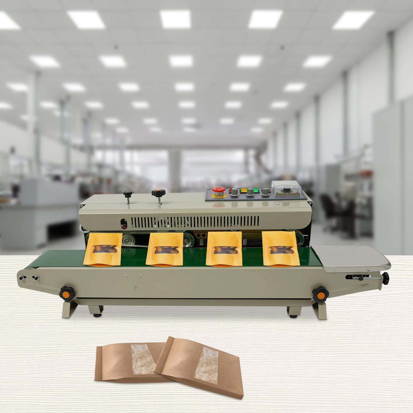 850W Automatic Continuous Heat Bag Sealing Machine with Pure Copper Motor for Domestic or Commercial Use
850W Automatic Continuous Heat Bag Sealing Machine with Pure Copper Motor for Domestic or Commercial Use