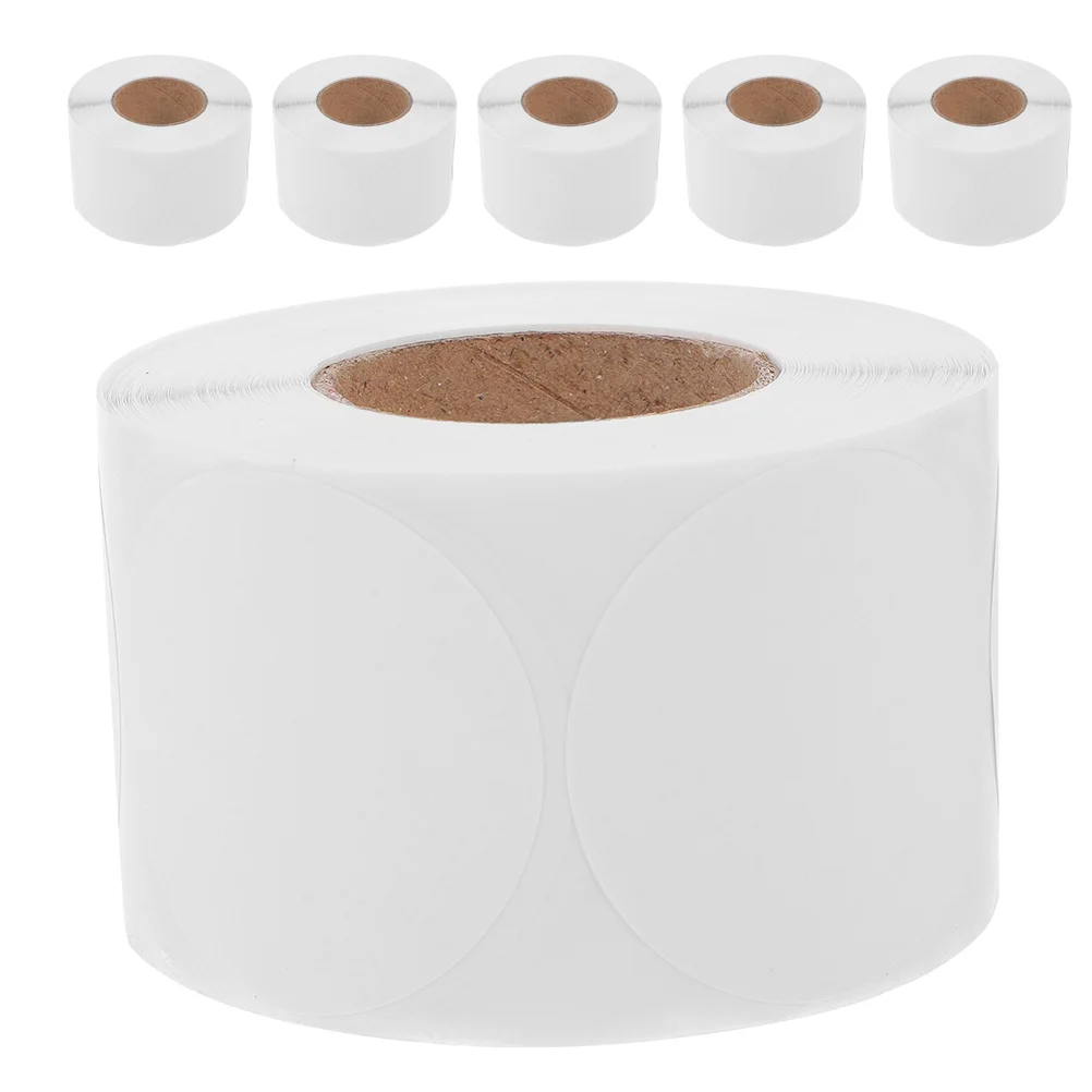 500Pcs Round Sealing Labels Self-Adhesive White Label Dots for Envelopes Boxes Jars Bakery Bags Shipping Protection Blank Coding
500Pcs Round Sealing Labels Self-Adhesive White Label Dots for Envelopes Boxes Jars Bakery Bags Shipping Protection Blank Coding