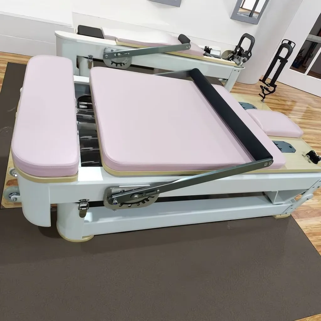 Складной реформатор для домашнего тренажерного зала и фитнеса, прочный портативный складной реформатор для пилатеса из алюминиевого сплава
Складной реформатор для домашнего тренажерного зала и фитнеса, прочный портативный складной реформатор для пилатеса из алюминиевого сплава