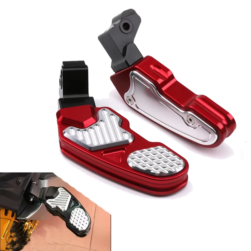 For Honda PCX125 PCX150 Rear Pedal Aluminum Alloy Thickened Footrest Motorcycle Accessories , Rear Foot Pedal Support
For Honda PCX125 PCX150 Rear Pedal Aluminum Alloy Thickened Footrest Motorcycle Accessories , Rear Foot Pedal Support