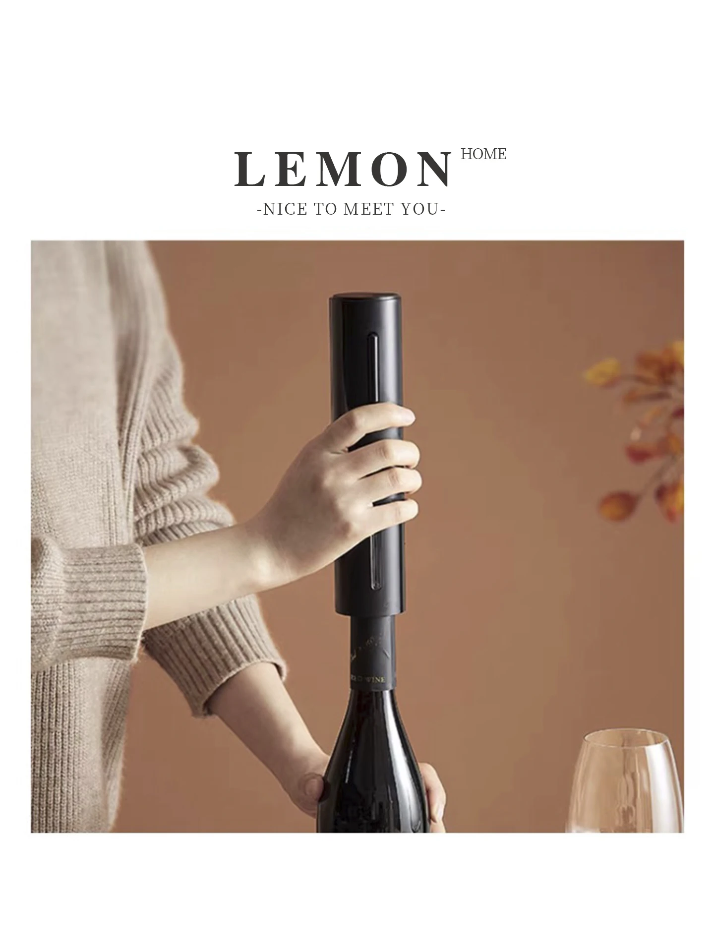 High-End Wine Bottle Opener for Home Use Wine Corkscrew Wine Opening Device LEMON HOME Red Wine Special Purpose
High-End Wine Bottle Opener for Home Use Wine Corkscrew Wine Opening Device LEMON HOME Red Wine Special Purpose