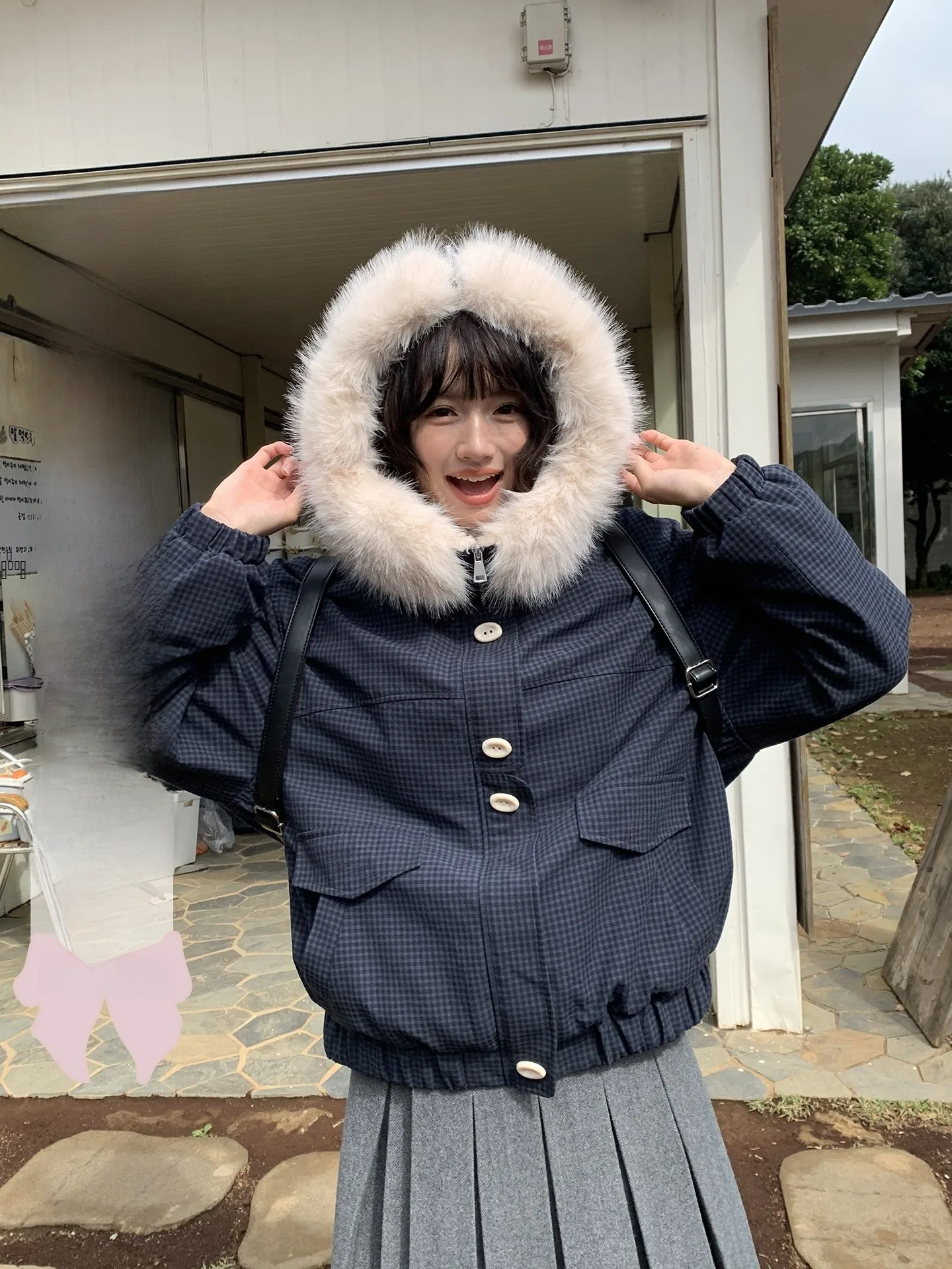 Sweet College Sle Cotton Jaet with Detachable Fur Collar And Hood Thiened Winter Outerwear for Girls Zipper Closure Lon...
Sweet College Sle Cotton Jaet with Detachable Fur Collar And Hood Thiened Winter Outerwear for Girls Zipper Closure Lon...