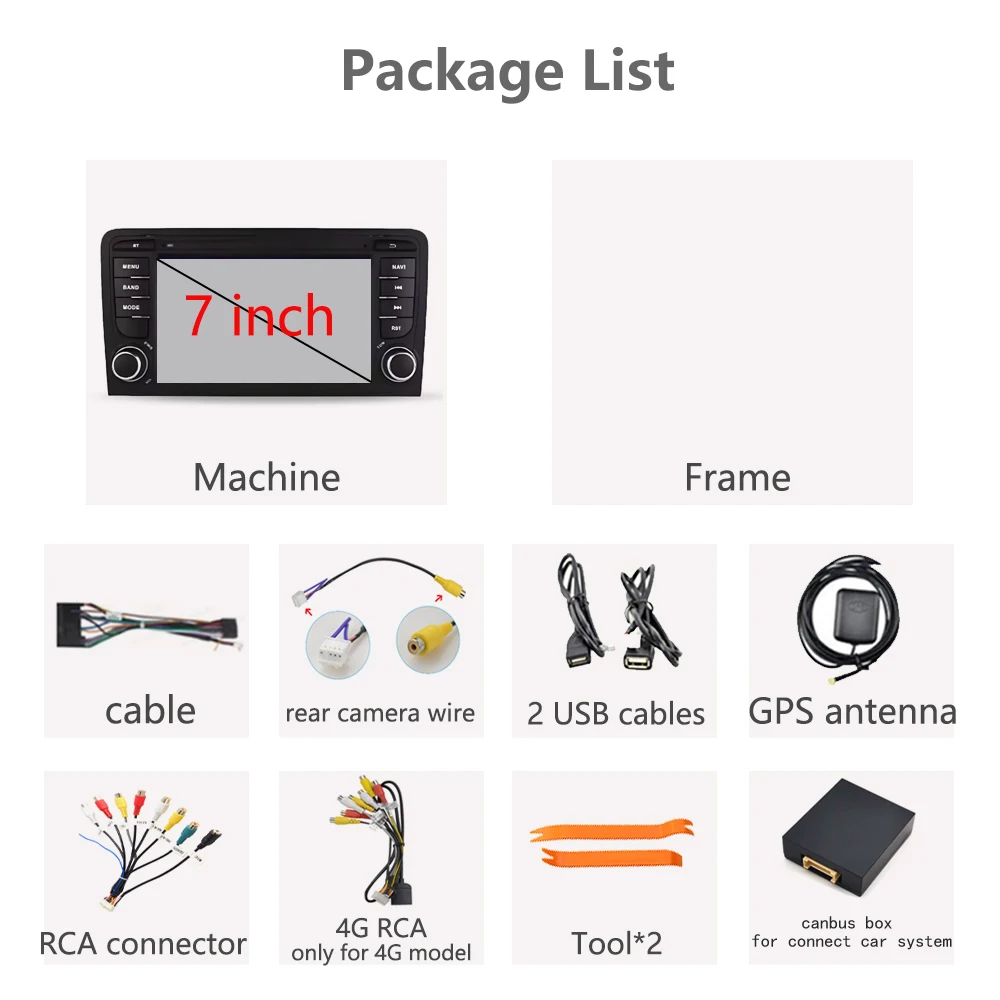 4G WIFI BT For Audi A3 8P 2003-2011 Multimedia GPS Autoradio Player Wireless Carplay Android Auto Car Radio Android 16 Head Unit
4G WIFI BT For Audi A3 8P 2003-2011 Multimedia GPS Autoradio Player Wireless Carplay Android Auto Car Radio Android 16 Head Unit