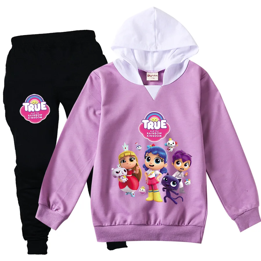 Girls True and The Rainbow Kingdom Hoodies for Kids Casual Tracksuit Boy Hooded Sweatshirts Pants 2pcs Sets Children's Clothing
Girls True and The Rainbow Kingdom Hoodies for Kids Casual Tracksuit Boy Hooded Sweatshirts Pants 2pcs Sets Children's Clothing