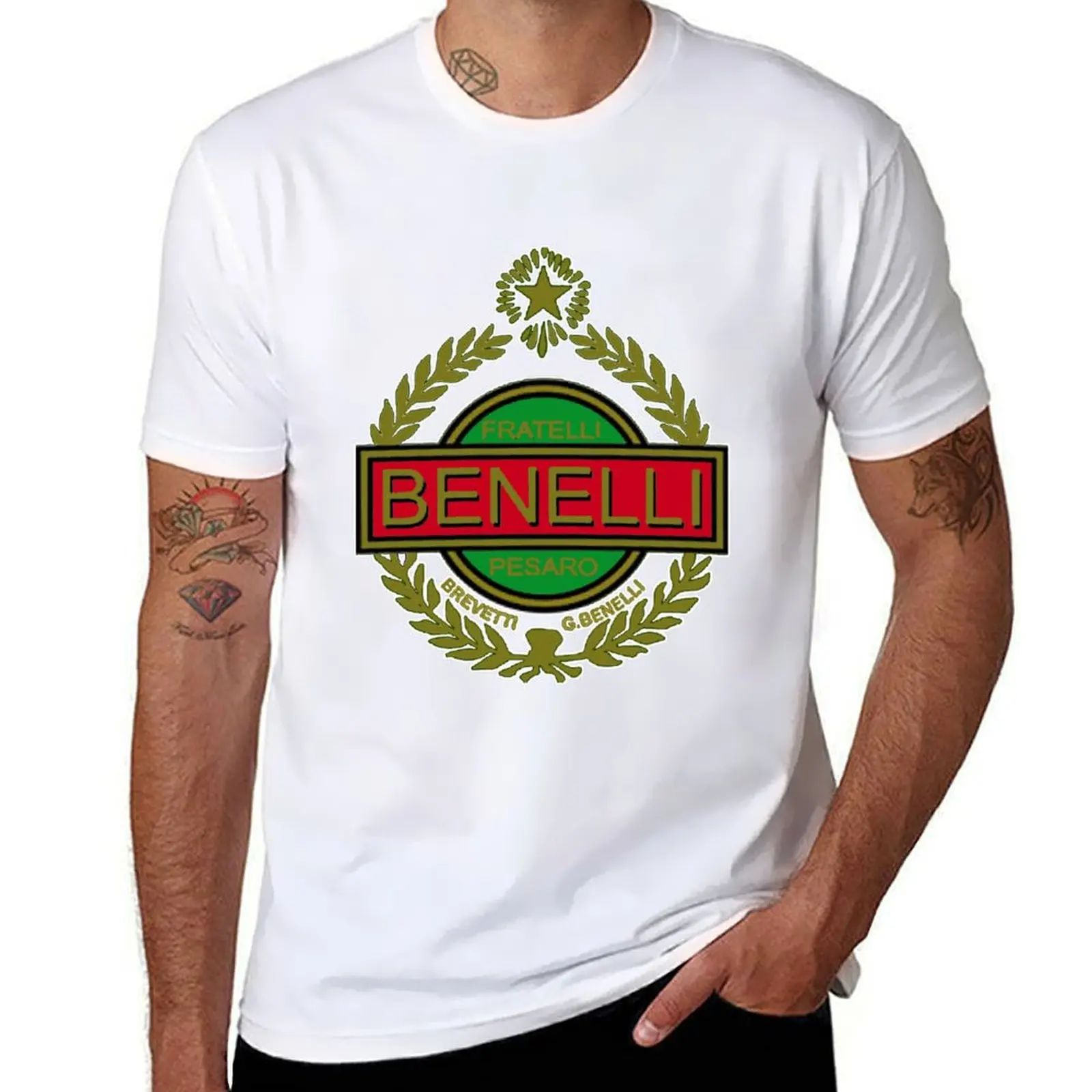 Benelli Early Logo T-Shirt t shirts for man slim fit t shirts cotton 100% T-Shirt
Benelli Early Logo T-Shirt t shirts for man slim fit t shirts cotton 100% T-Shirt