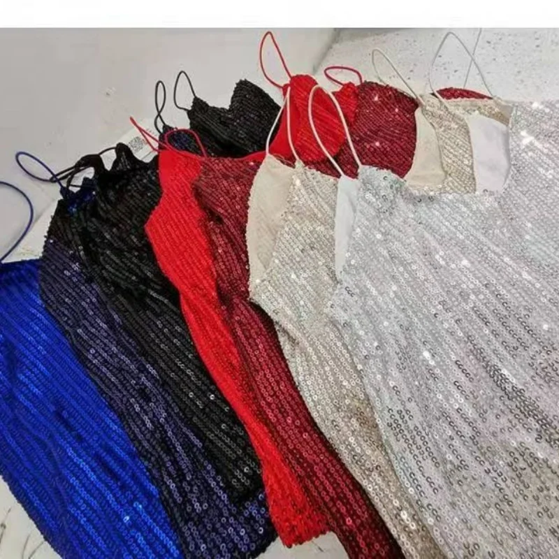 Y2K Halter Tank Top Summer Aesthetic Clothes For Women Solid Vintage Crop Tops Tees Evening Glitter Shiny Sequins Loose Vest
Y2K Halter Tank Top Summer Aesthetic Clothes For Women Solid Vintage Crop Tops Tees Evening Glitter Shiny Sequins Loose Vest