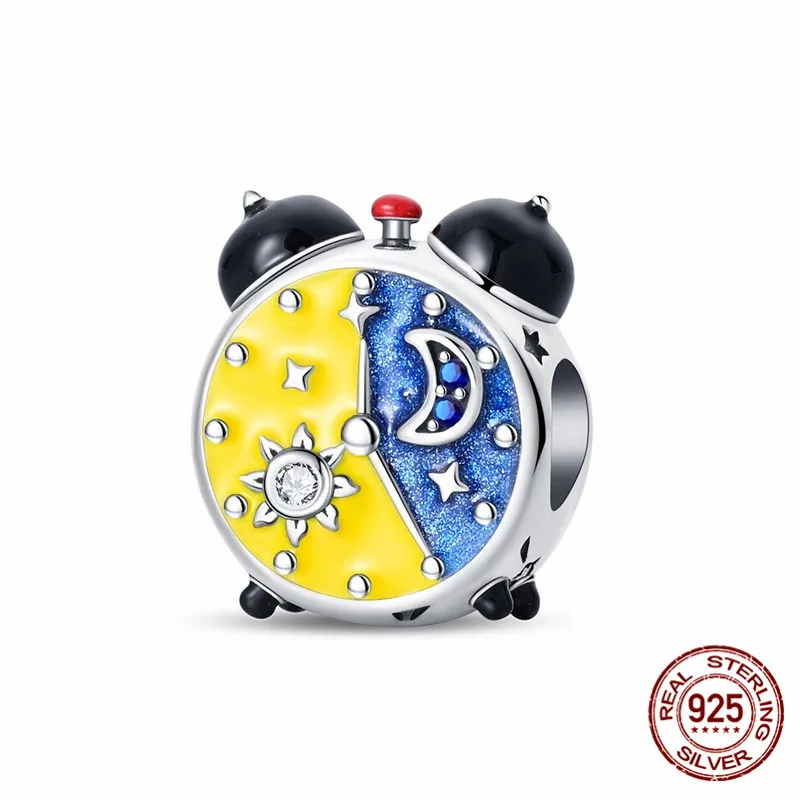 925 Sterling Silver Beaded Zirconia Sun and Moon Clock Pendant suitable for original bracelet designs DIY womens jewelry gifts
925 Sterling Silver Beaded Zirconia Sun and Moon Clock Pendant suitable for original bracelet designs DIY womens jewelry gifts