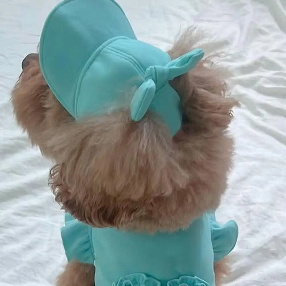 Comfortable Flying Sleeve Pet Love Hollow Tank Top Soft Breathable Cat Clothes Set with Hat Pet Sunshade Hat For Puppy Cats
Comfortable Flying Sleeve Pet Love Hollow Tank Top Soft Breathable Cat Clothes Set with Hat Pet Sunshade Hat For Puppy Cats