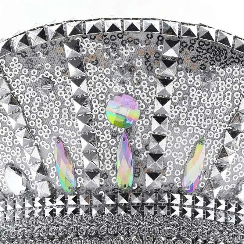 652F Sparkling Captain Hat Heavy Crystal Sequins Charm Hat for Bachelorette Party Captain Hat Bride Hat for Actor Actress
652F Sparkling Captain Hat Heavy Crystal Sequins Charm Hat for Bachelorette Party Captain Hat Bride Hat for Actor Actress