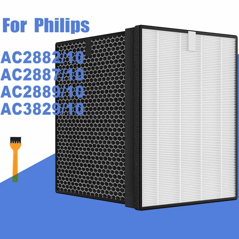 True Hepa Activated Carbon Filter FY2422 FY2420 for Philips Air Purifier AC2887 AC2889 AC2882 AC2878 AC3829
True Hepa Activated Carbon Filter FY2422 FY2420 for Philips Air Purifier AC2887 AC2889 AC2882 AC2878 AC3829