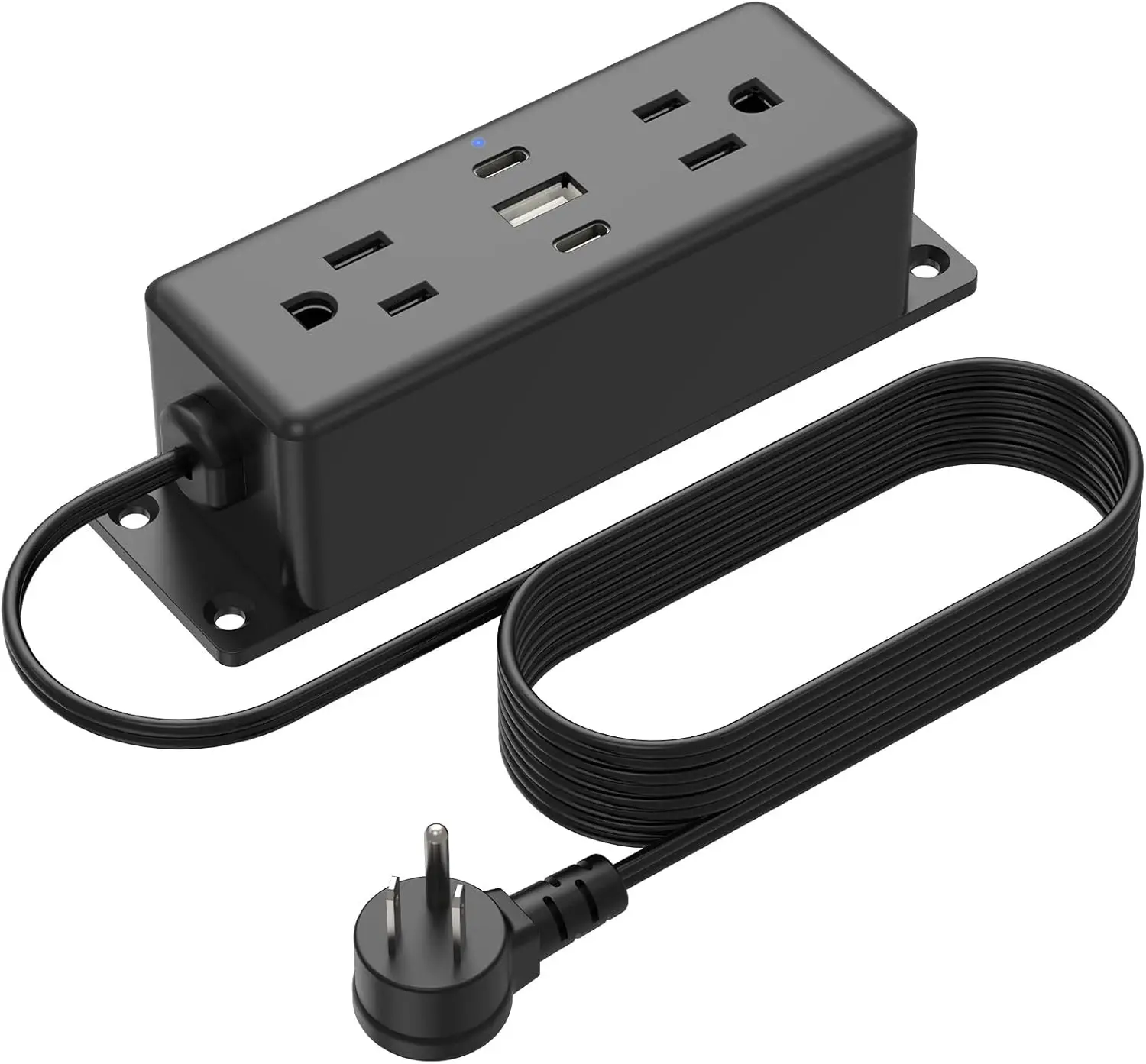 Wall Mount Power Strip with USB Ports, Under Desk Mountable, 6FT Flat Plug Extension Cord, 20W USB-C
Wall Mount Power Strip with USB Ports, Under Desk Mountable, 6FT Flat Plug Extension Cord, 20W USB-C