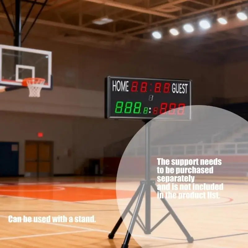 U2JB Electronic Sport Scoreboard With Countdown Clock LED Electronic Scores Keeper for Indoor Outdoor Team Competitions
U2JB Electronic Sport Scoreboard With Countdown Clock LED Electronic Scores Keeper for Indoor Outdoor Team Competitions