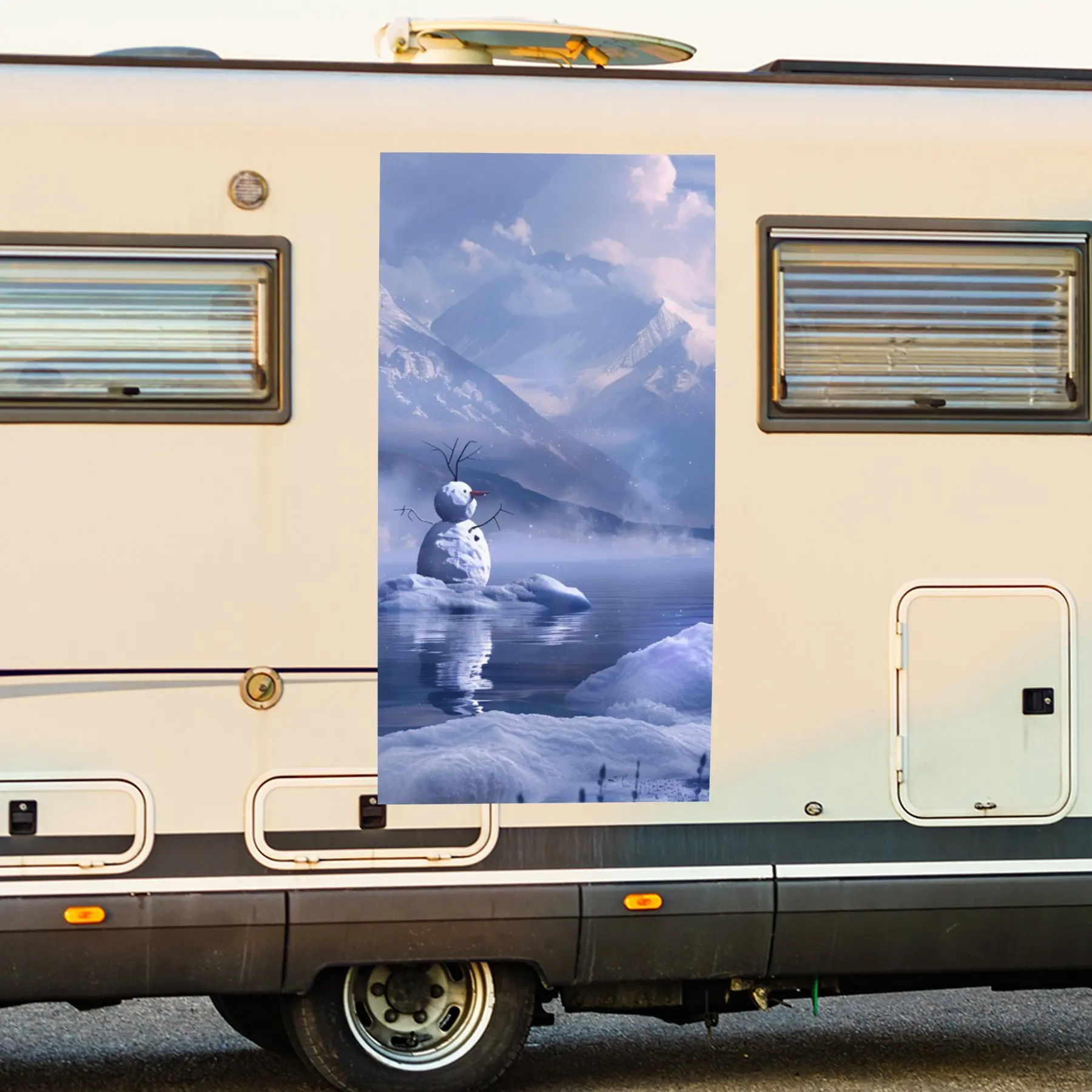Chill vibes for your RV! Cute snowman decal-bring winter wonder anywhere.Vinyl Decal for motorhome car door, Waterproof Self-Adh
Chill vibes for your RV! Cute snowman decal-bring winter wonder anywhere.Vinyl Decal for motorhome car door, Waterproof Self-Adh