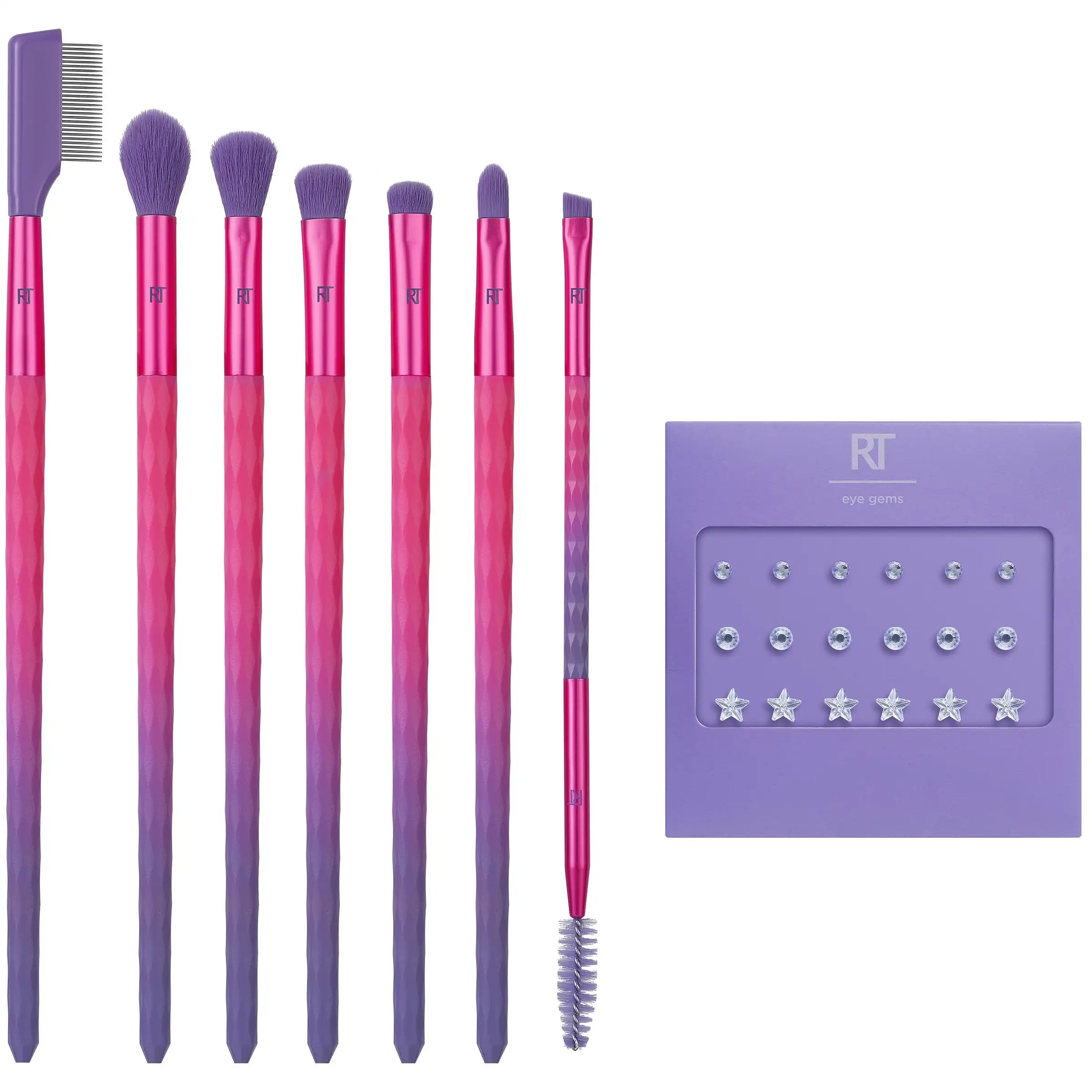 Bright Eye Makeup Brush Kit, 8 Piece Set 
Bright Eye Makeup Brush Kit, 8 Piece Set