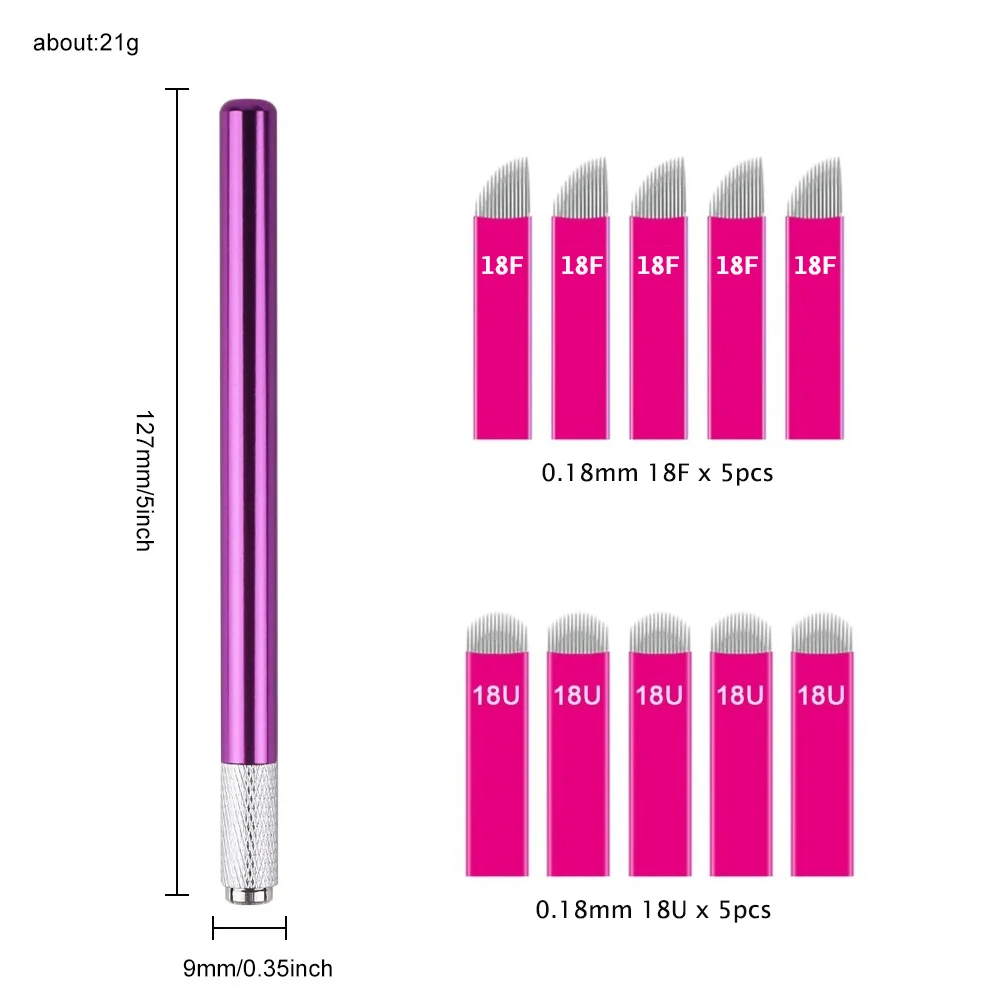 Microblading Pen Kit Light Manual Tattoo Pens with 10pcs PMU needles For Permanent Makeup Supplies Durable Aluminum Pen
Microblading Pen Kit Light Manual Tattoo Pens with 10pcs PMU needles For Permanent Makeup Supplies Durable Aluminum Pen