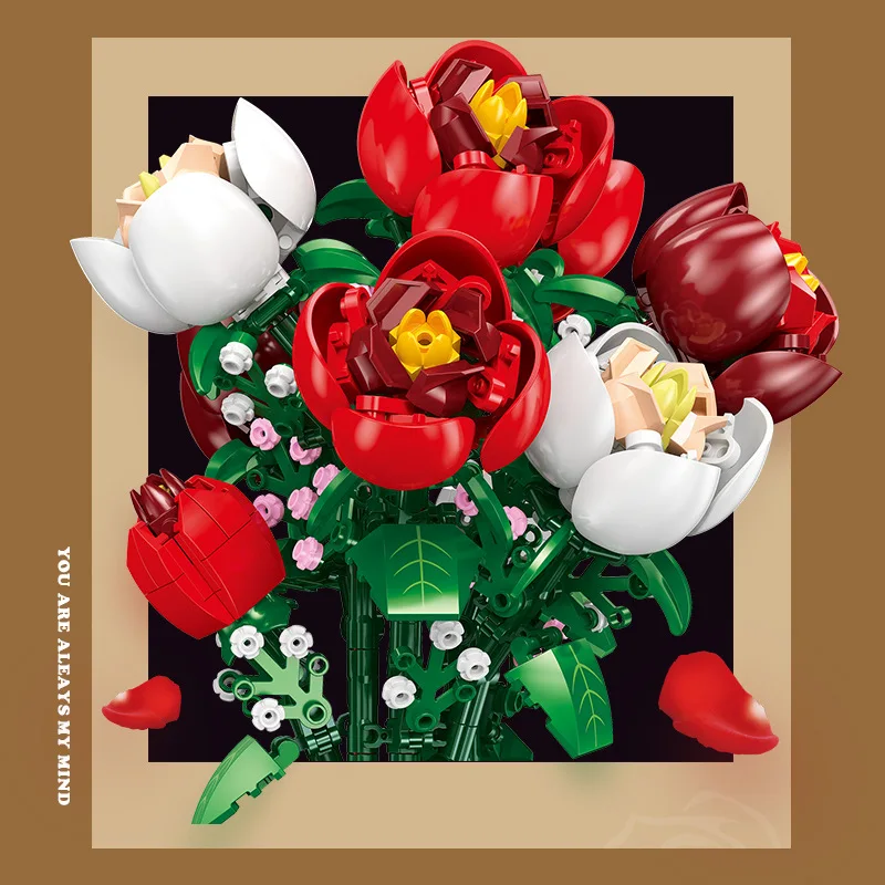 Конструктор «Роза» для садоводства, развивающая игрушка, вечная цветочная растение-украшение в горшке, коллекция строительных блоков для девочек, подарки
Конструктор «Роза» для садоводства, развивающая игрушка, вечная цветочная растение-украшение в горшке, коллекция строительных блоков для девочек, подарки