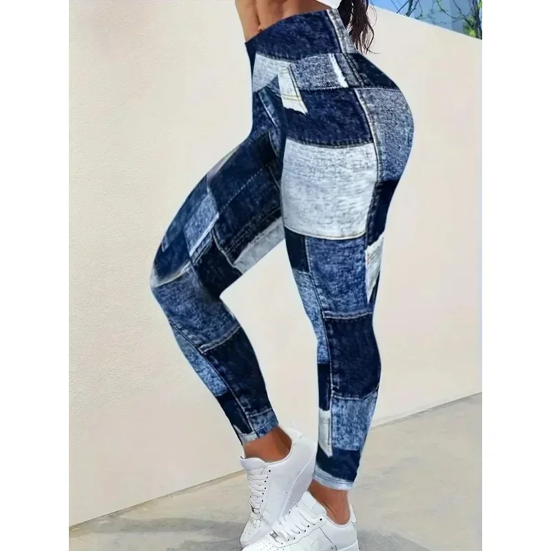 Women's Plus Size 1XL-5XL Casual Tights Sports Pants Casual Colored Slim Fit Pants Imitation Denim Tight High Waist Leggings
Women's Plus Size 1XL-5XL Casual Tights Sports Pants Casual Colored Slim Fit Pants Imitation Denim Tight High Waist Leggings