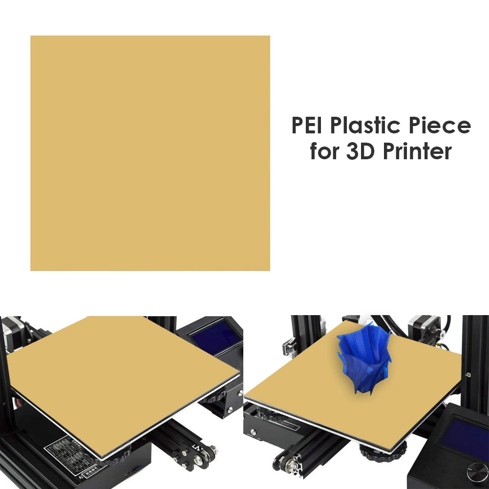 3D Printer PEI Sheet 305/254/235/157/150/120mm for 3D Printing Build Surface Frosted PEI Sheet Polyetherimid