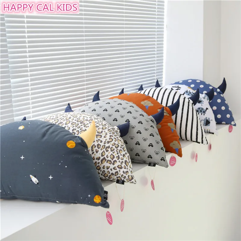 Pure Cotton Removable Core Demon Pillow Children's Bed Protection Cushion Nordic Style PP Cotton Filled Devil Backrest Pillow
Pure Cotton Removable Core Demon Pillow Children's Bed Protection Cushion Nordic Style PP Cotton Filled Devil Backrest Pillow