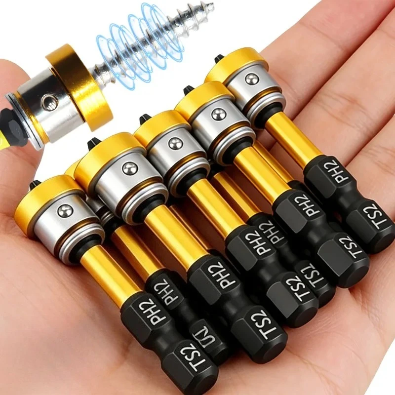 Positioning Screwdriver Bits Steel Magnetic Batch Head For Plasterboard Drywall Locating Batch Head Screws Setter Drilling Tool
Positioning Screwdriver Bits Steel Magnetic Batch Head For Plasterboard Drywall Locating Batch Head Screws Setter Drilling Tool