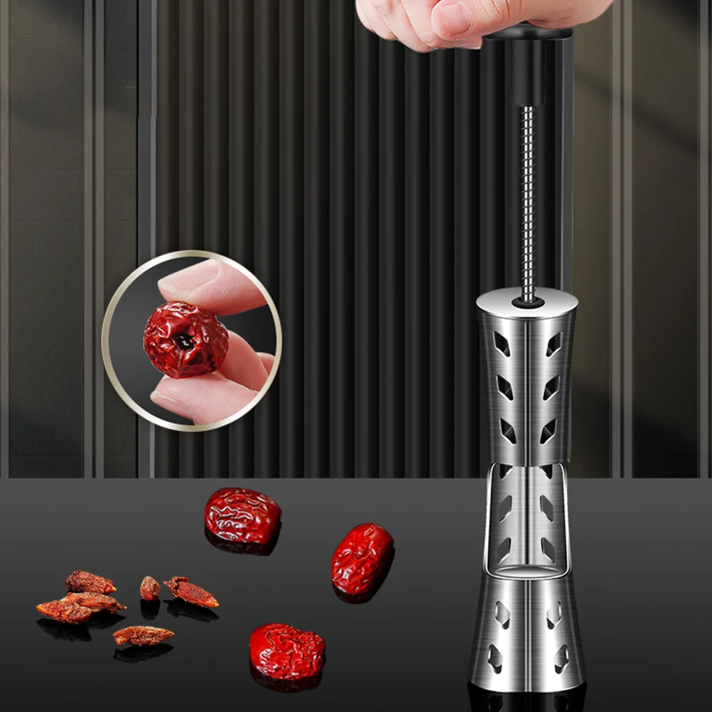 Stainless Steel Pitter Red Date Core Remover Cherry Pitter Tool Color Kitchen Fruit Portable Gadgets
Stainless Steel Pitter Red Date Core Remover Cherry Pitter Tool Color Kitchen Fruit Portable Gadgets