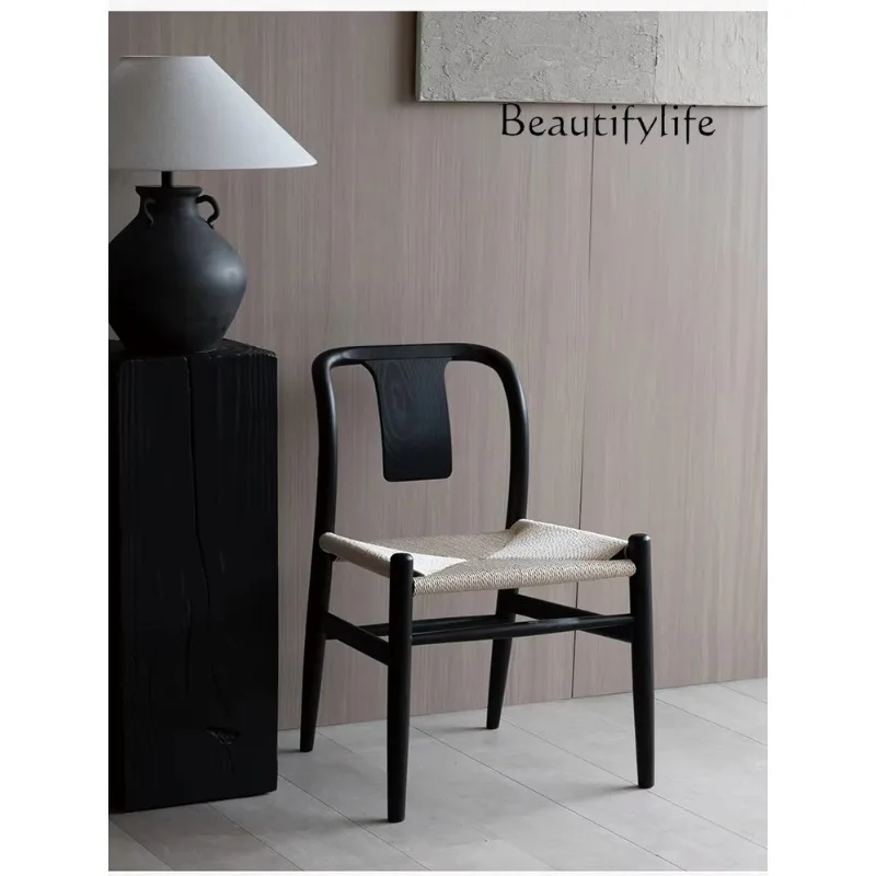 Retro style creative restaurant small apartment solid wood dining table chair wabi sandy wind rattan back dining chair
Retro style creative restaurant small apartment solid wood dining table chair wabi sandy wind rattan back dining chair