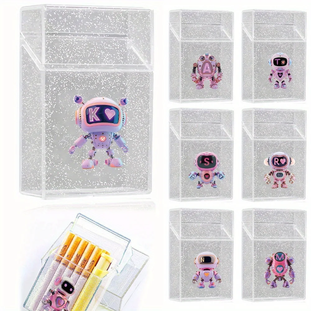 Portable Durable Cigar Case Crystal Tobacco & Cigar Organiser With Magnetic Buckle Plastics Dustproof Robot Letter Pattern
Portable Durable Cigar Case Crystal Tobacco & Cigar Organiser With Magnetic Buckle Plastics Dustproof Robot Letter Pattern