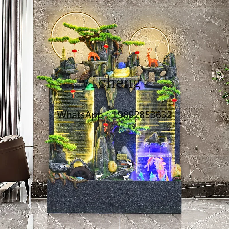 L14-1 water curtain wall, running water scrn, living room floor-to-ceiling fish tank, rockery fountain landscaping
L14-1 water curtain wall, running water scrn, living room floor-to-ceiling fish tank, rockery fountain landscaping