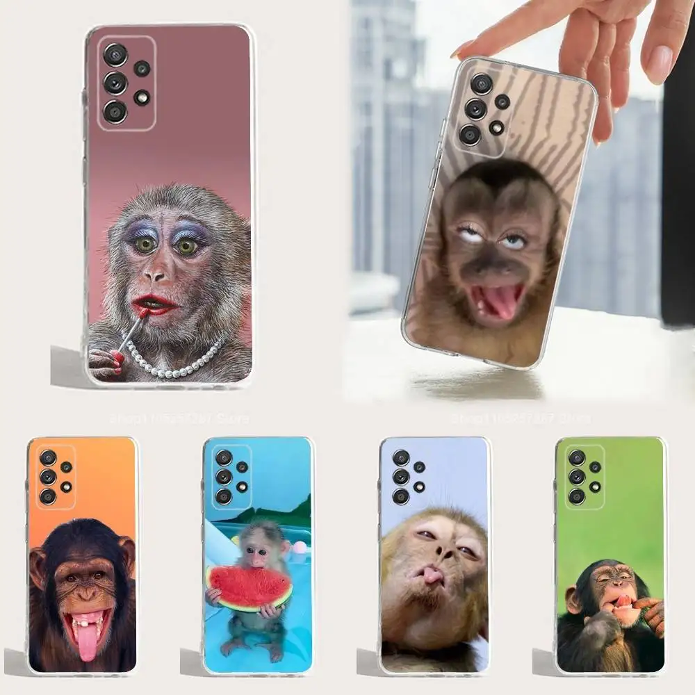 Funny expressions Monkey For Samsung A51,71,30,S10,9,20,Ultra,FE,Lite, S23,21,22,PIus,Transparent, Silicone Phone Case
Funny expressions Monkey For Samsung A51,71,30,S10,9,20,Ultra,FE,Lite, S23,21,22,PIus,Transparent, Silicone Phone Case