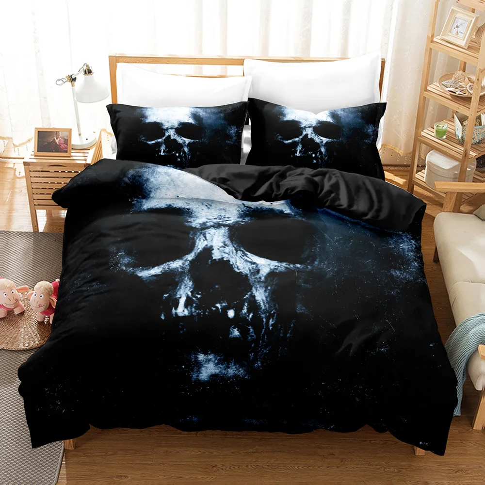 Hot Nightmare Befor Christmas Bedding Set King Size 3D Print Halloween Skull Duvet Cover Luxury Designer Bed Set Pillowcase Home
Hot Nightmare Befor Christmas Bedding Set King Size 3D Print Halloween Skull Duvet Cover Luxury Designer Bed Set Pillowcase Home