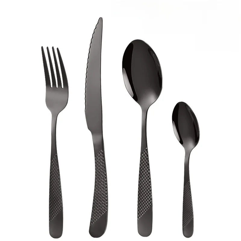 Thickened Stainless Steel Cutlery Set High End Hotel Western Restaurant Everyday Gift Hammered Star Diamond Handle Steak Knif...
Thickened Stainless Steel Cutlery Set High End Hotel Western Restaurant Everyday Gift Hammered Star Diamond Handle Steak Knif...