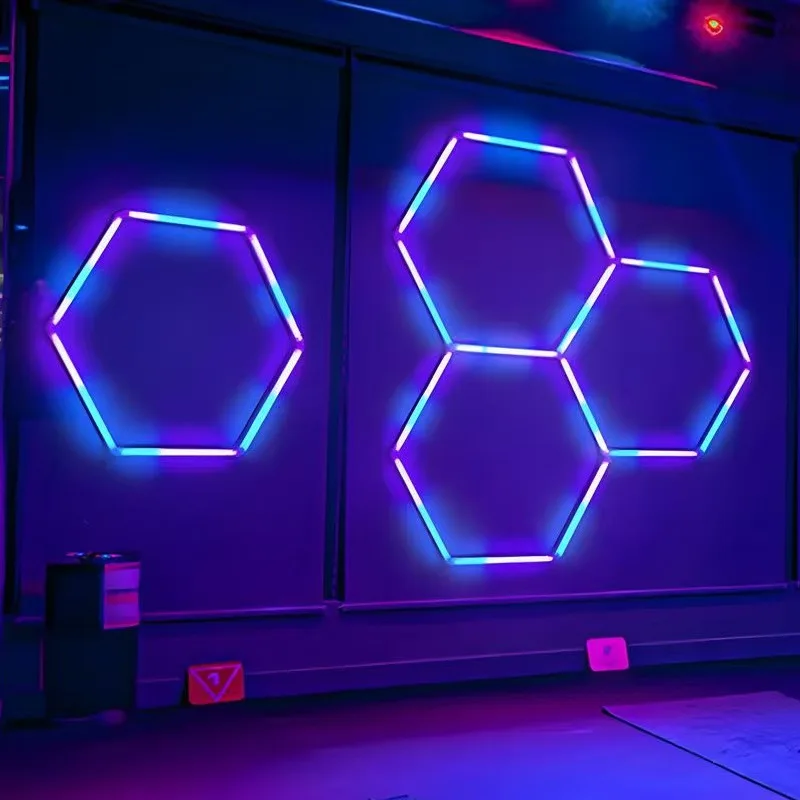 Portable Hexagonal RGB Light Emitting Diode Wall Light Environment Decoration DC Power Supply
Portable Hexagonal RGB Light Emitting Diode Wall Light Environment Decoration DC Power Supply