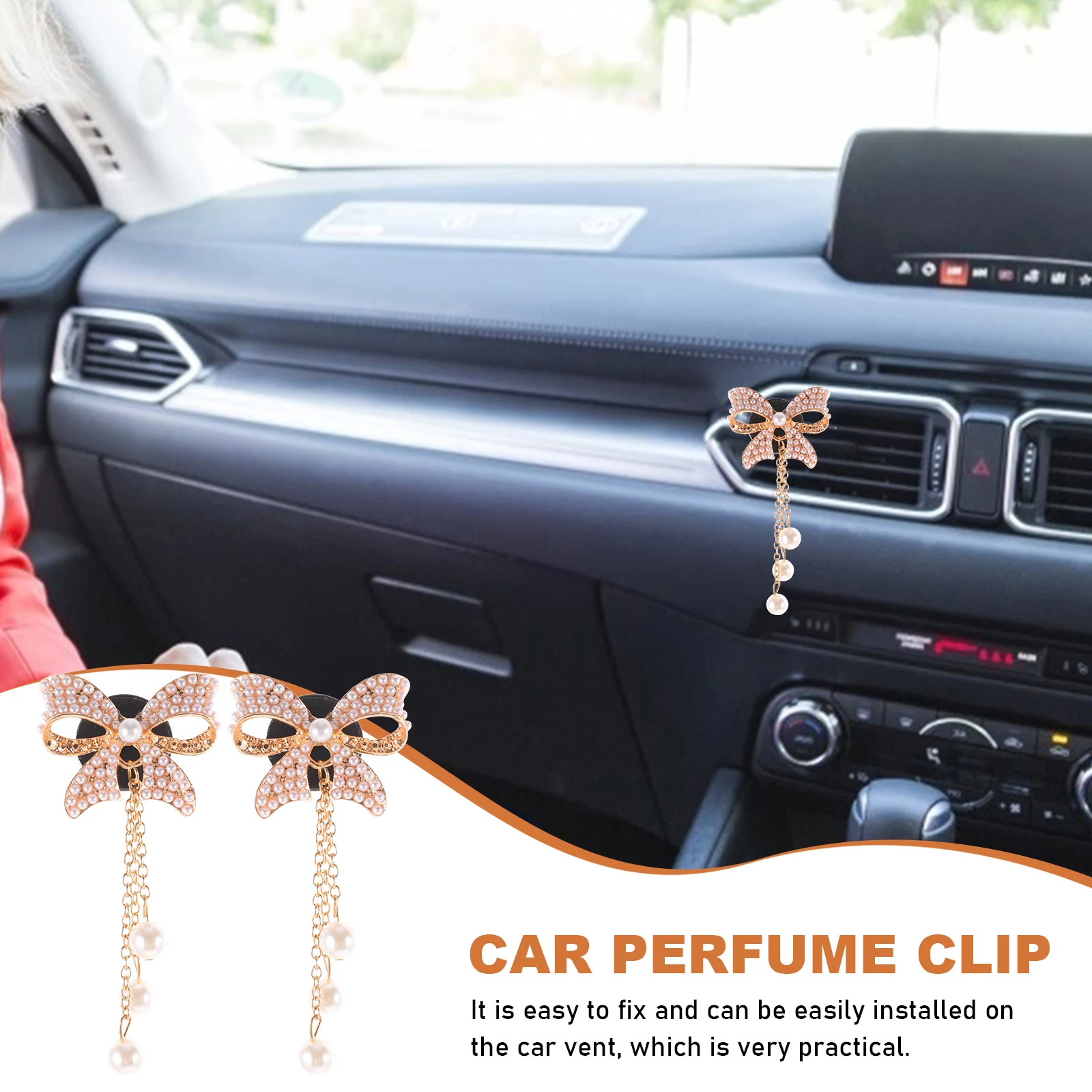 2Pcs Car Vent Perfume Clip Aromatherapy nament Plastic Rhinestone Alloy Butterfly Shaped Car Air Freshener Interior Decoration
2Pcs Car Vent Perfume Clip Aromatherapy nament Plastic Rhinestone Alloy Butterfly Shaped Car Air Freshener Interior Decoration