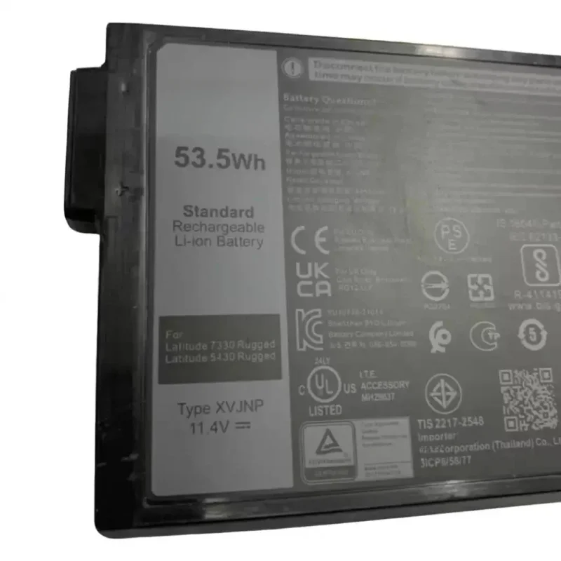 Аккумулятор XVJNP для ноутбуков DELL Latitude 5430 7330 6JRCP, 11.4V 53.5Wh, сменный аккумулятор
Аккумулятор XVJNP для ноутбуков DELL Latitude 5430 7330 6JRCP, 11.4V 53.5Wh, сменный аккумулятор