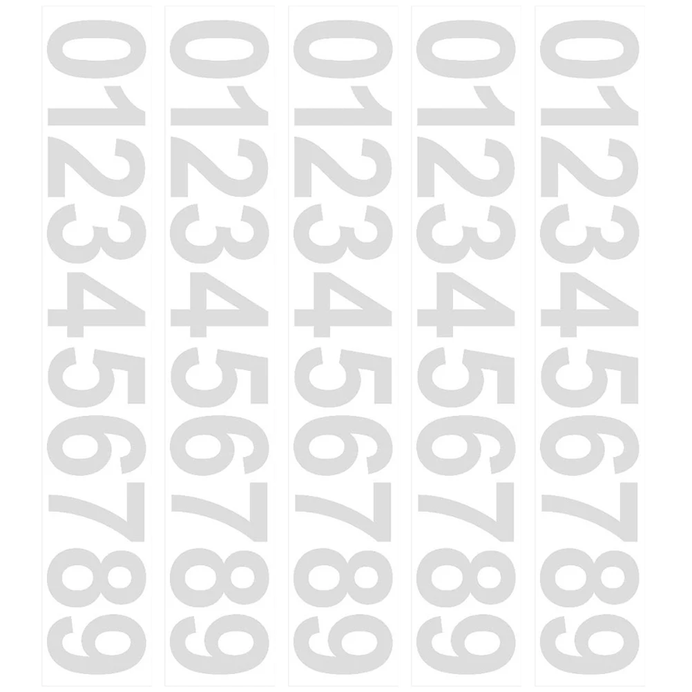 5pcs Digital Stickers Reflective Mailbox Numbers Self-Adhesive Decals Stickers Outdoor Doorplate Number Signs Sunproof
5pcs Digital Stickers Reflective Mailbox Numbers Self-Adhesive Decals Stickers Outdoor Doorplate Number Signs Sunproof
