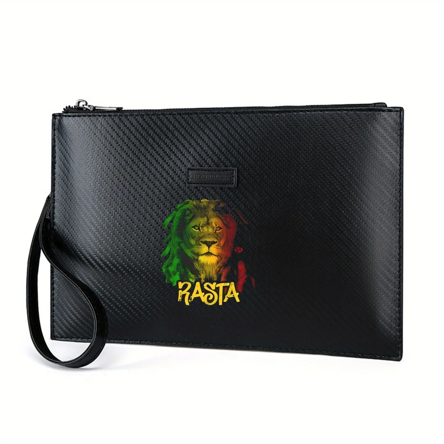 Lion Rastafari Jamaican culture. Head design. Elegant Printed PU Men's Handbag Fashionable and Practical for Everyday Carry
Lion Rastafari Jamaican culture. Head design. Elegant Printed PU Men's Handbag Fashionable and Practical for Everyday Carry