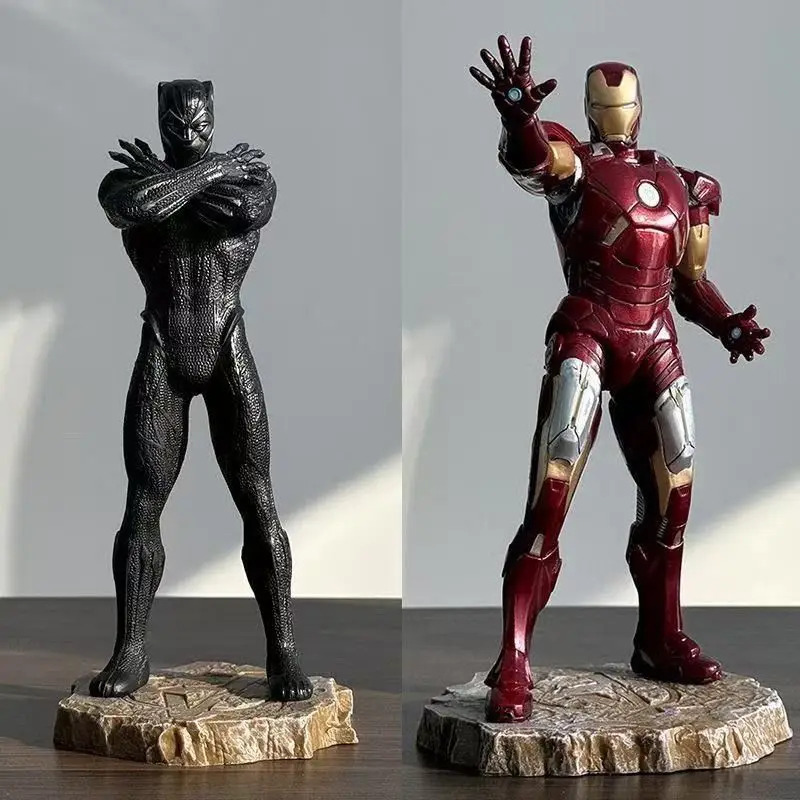 High quality Statue Avengers Iron Man Black Panther Handmade Model Ornament Creative Gift High quality Birthday Gift Boy Toy
High quality Statue Avengers Iron Man Black Panther Handmade Model Ornament Creative Gift High quality Birthday Gift Boy Toy